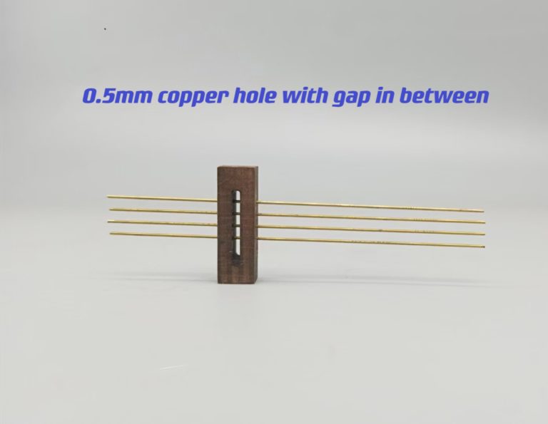 CNC Drilling EDM with 0.5mm copper hole